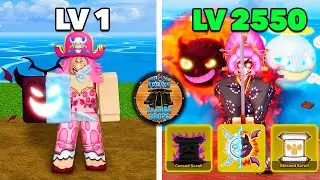 Beating Blox Fruits as BigMom With Permanent Spirit Fruit Full Human v4 Noob to Pro in Blox Fruits!