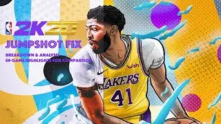 NBA 2K20 | Anthony Davis FULL Jumpshot Fix Breakdown | analysis & actual in-game highlights