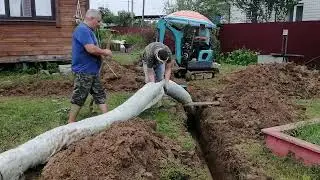 Делаем дренажную систему на участке