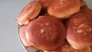 оладушки с яблоком в середине