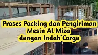 Pengiriman mesin Al miza menggunakan ekspedisi indah kargo untuk palu dan kerinci