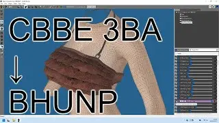 【Skyrim SE】CBBE 3BA → BHUNP の変換をやってみよう