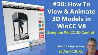 WinCC v8.0 Step By Step 30: How to Add & Integrate 3D Models into your Project  🤯 😎 #winccguru