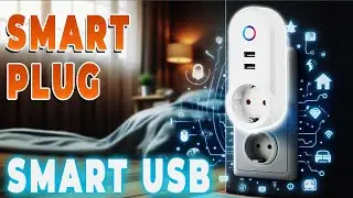 Smart WiFi socket IsFriday 16A with controlled USB ports 2A: 2 in 1 convenience!