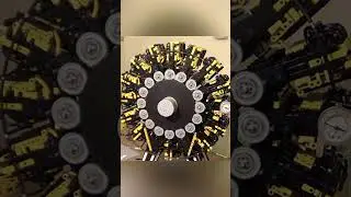 CRAZY 256 Cylinder LEGO Engine