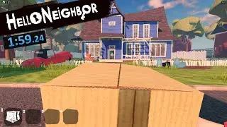 Roblox Hello Neighbor Speedrun | 1:59 | Any% | PB
