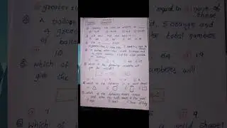 Class 1.Maths Olympiad