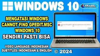 HOW TO FIX Windows Cannot Find gpedit.msc Windows 10 and 11