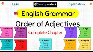 Order of Adjectives