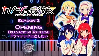 Girlfriend Girlfriend Season 2 OP Piano Cover - Kanojo Mo Kanojo S2 OP Dramatic Ni Koi Shitai Piano