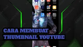 Tutorial cara membuat thumbnail youtube di tahun 2021 menggunakan aplikasi.