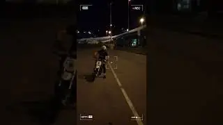 Танец на питбайке