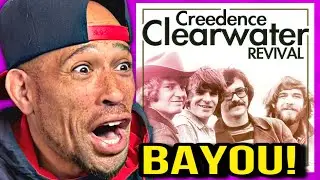 Rapper FIRST time REACTION to CREEDENCE CLEARWATER REVIVAL- Born On The Bayou! His vocals are...
