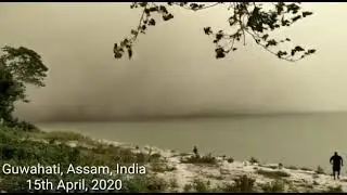 Sand storm in Guwahati l Cyclone in Guwahati l Horrific cyclone live
