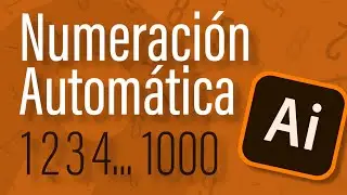 Illustrator - Numeración automática