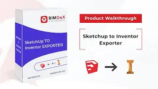 How to export Sketchup model to Inventor | Sketchup to Inventor Exporter Walkthrough Video