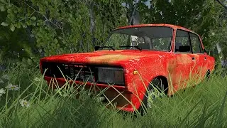 Купил жигу под убивание! Перевернулся на некро ВАЗ 2105! (Реальная Жизнь в BeamNG)