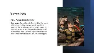 Theatre movements that were a reaction to realism