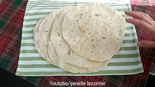 SADECE 3 MALZEME👌MAYASIZ YUMUŞACIK LAVAŞ EKMEK TARİFİ💯