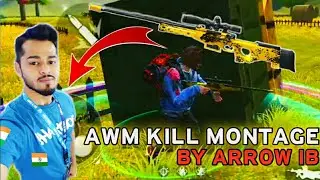AWM Mobile Player in India Ft. Arrow IB | Best Headshot Kill Montage