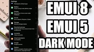 How To Enable Dark Mode Theme In Huawei EMUI 5 and 8 | Software Mobile Tips