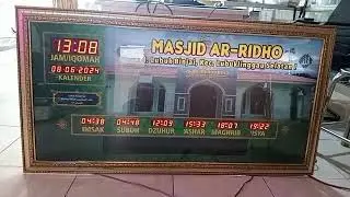 menerima service jam waktu sholat