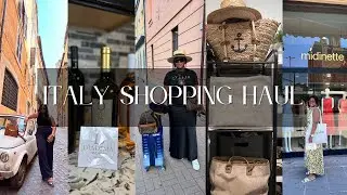 Italy Haul | What I Got  in Venice , Florence, Rome, Pompeii and Positano | Italy Shopping haul