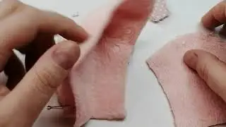 мк шапочка зайка для куклы