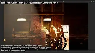 RealToon HDRP Shader | RayTracing | In-Game Demo (Unity3D)