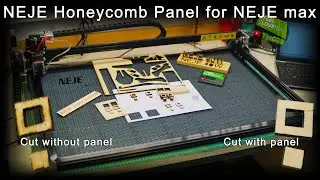 NEJE Honeycomb Panel for Neje max, big improvement of cutting [unbox / review / first test]
