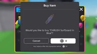 Sniping Blue CHRUSH Surfboard UGC LIMITED (FREE)
