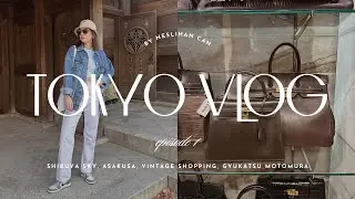 TOKYO TRAVEL VLOG EP 1 | Vintage Shopping, Asakusa, Shibuya Sky & Gyukatsu Motomura