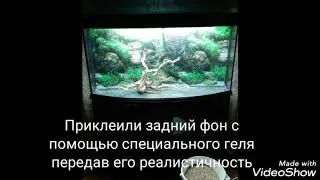 Оформление пресноводного аквариума 180. Пошаговая инструкция. Часть 1.