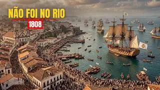 How the Portuguese Court Arrived in Salvador Before Rio de Janeiro 218 Years Ago (AI Reconstruction)