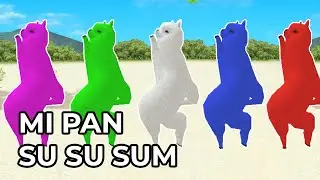 Mi pan su su sum (Lyrics) | Full Color | 10 minutes long version