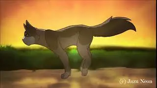 Animation practice, running cat