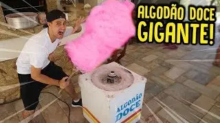 O MAIOR ALGODÃO DOCE DO MUNDO !! ( RECORDE ) [ REZENDE EVIL ]