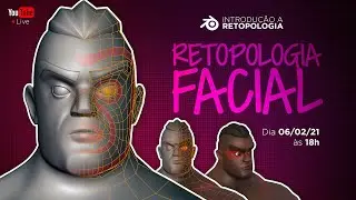 Blender 2.9 - Introdução a Retopologia Facial