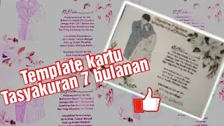 Template Tasyakuran 7 bulanan