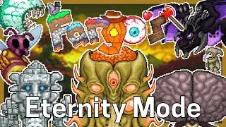 Terraria Eternity Mode All Bosses || Fargo's Mod (Champions Update)