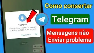 Desculpe, você só pode enviar mensagens para contatos mútuos no momento