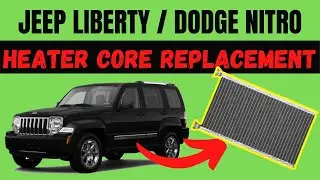 How to change a heater core at home (Jeep Liberty/ Dodge Nitro - heater core replacement)