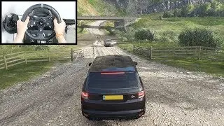 Forza Horizon 4 Range Rover SVR (Steering Wheel + Paddle Shifter) Off-Road Gameplay