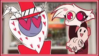 Valentino introduces Angeldust to Nuggets (Hazbin Hotel comic dub)
