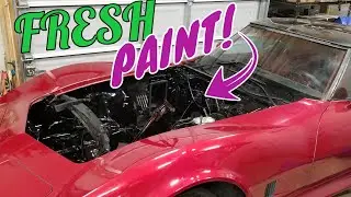 Corvette LS Swap Pt.4: Engine Bay Gets Painted