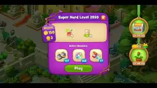 Gardenscapes Level 2050 Walkthrough 