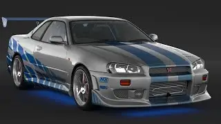MEU GTR R34 DO BRIAN NO CAR PARKING MULTIPLAYER