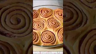 КЛУБНИЧНЫЕ СИННАБОНЫ #выпечка #синнабон #булочки