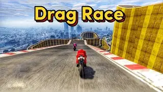 THE BEST DRAG RACE EVER!!!  In GTA Online