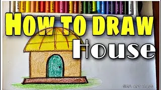 How to draw house 🏠 beginners class #howtodraw
